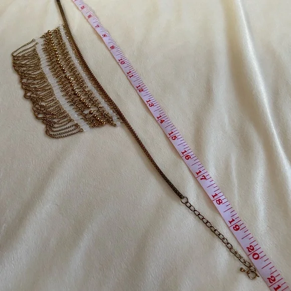 Chain and beaded necklace - Picture 3 of 4